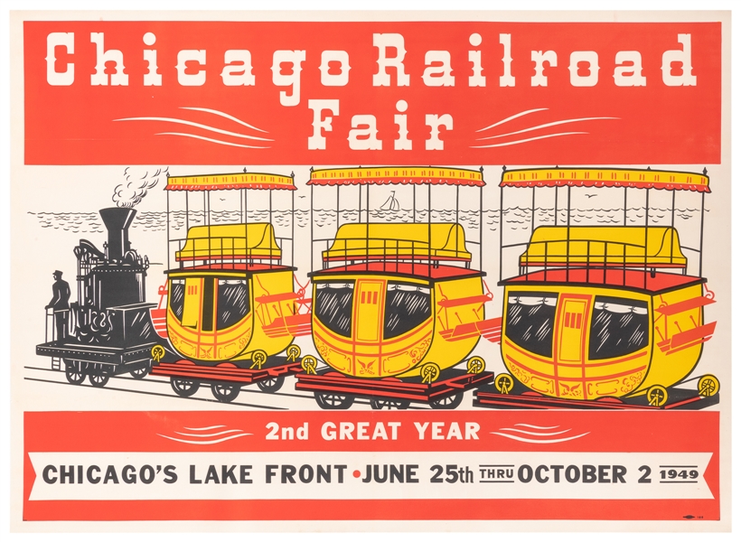  Chicago Railroad Fair / 2nd Great Year. 1949. An old-fashio...