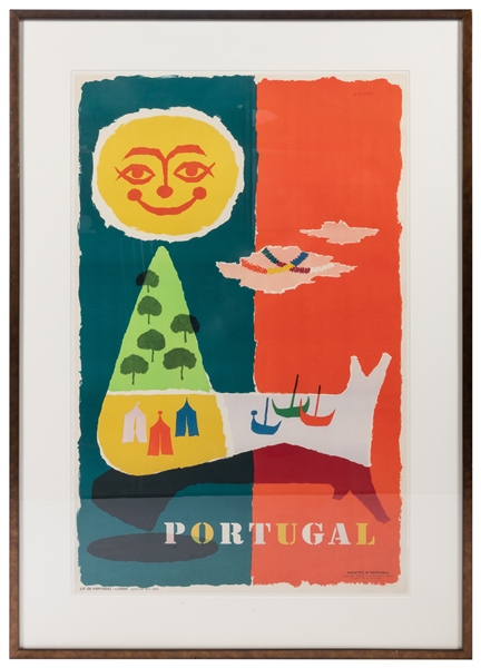  GAMES, Abram (1914-1966). Portugal. 1955. Lisbon: Lit. de P...