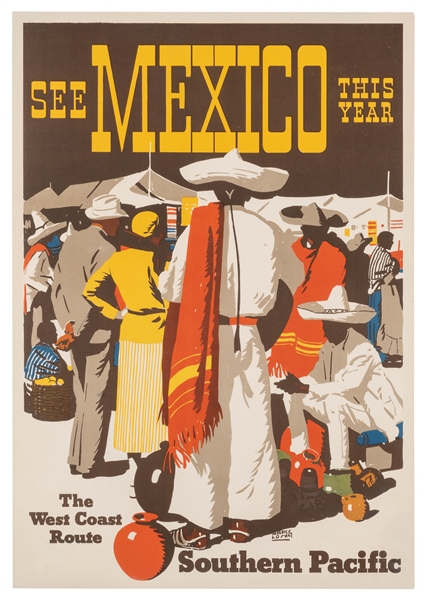  LOGAN, Maurice (1886 – 1977). See Mexico This Year / Southe...