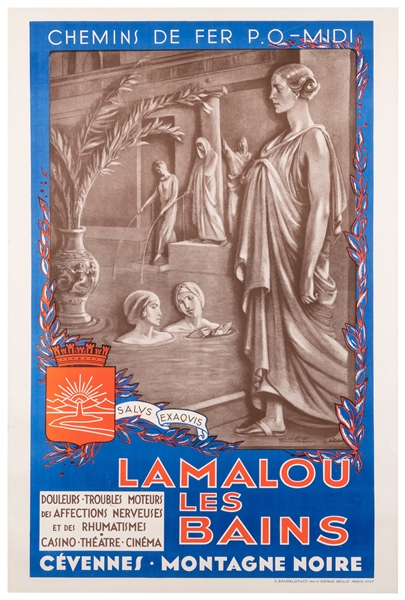  LAFNET, Luc (1899-1939). Lamalou Les Bains. Paris: E. Baude...