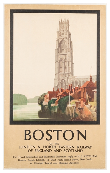  TAYLOR, Fred (1875-1963). Boston on the London and North Ea...