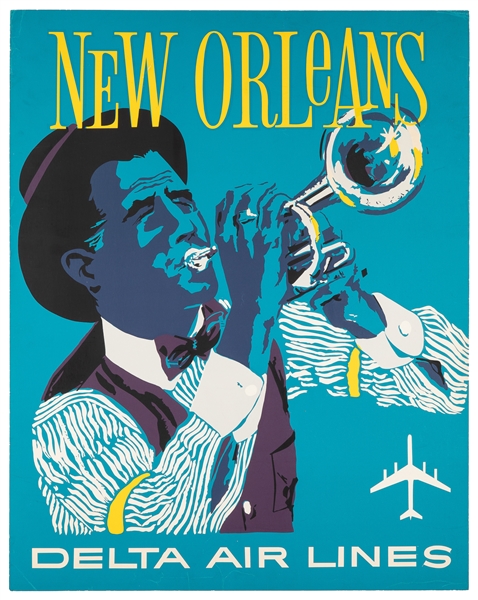  HARDY, John (American, 1923-2004). New Orleans / Delta Air ...