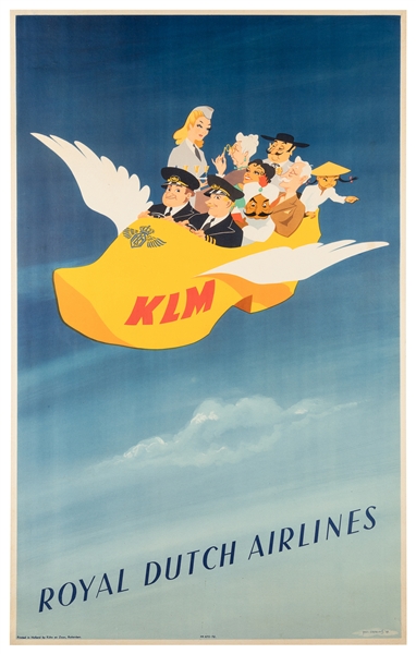  ERKELENS, Paul. KLM / Royal Dutch Airlines. 1947. Rotterdam...