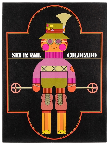  HOFFMAN, Gene (1933-2005). Two Colorado ski posters. 1970s....