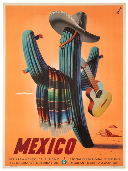  ESPERT. Mexico. Mexico: Offset Galas, ca. 1950s. Tourism po...