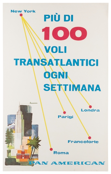  Pan American / Piu Di 100 Voli Transatlantici Settimana. Ci...