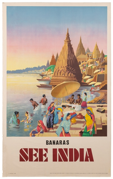  See India / Banaras. Bombay: New Jack Printing Works Ltd., ...