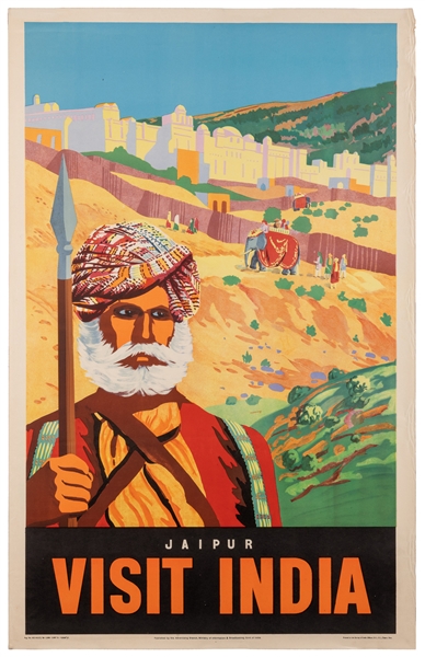  Visit India / Jaipur. Dehra Dun: Survey of India, ca. 1950s...