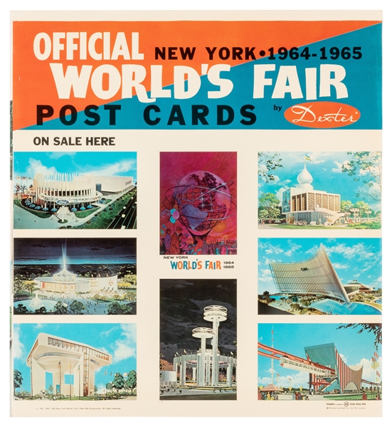  Official New York 1964-1965 World’s Fair Postcards. New Yor...