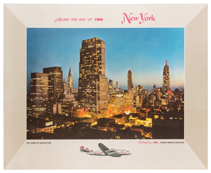  Along the Way of TWA / New York / The Lights of Manhattan. ...