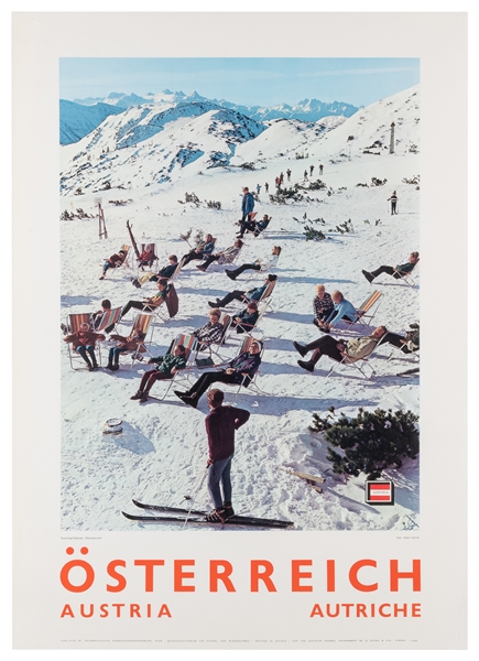  Austria. Two ski resort posters. Vienna: G. Gistel & Cie [a...