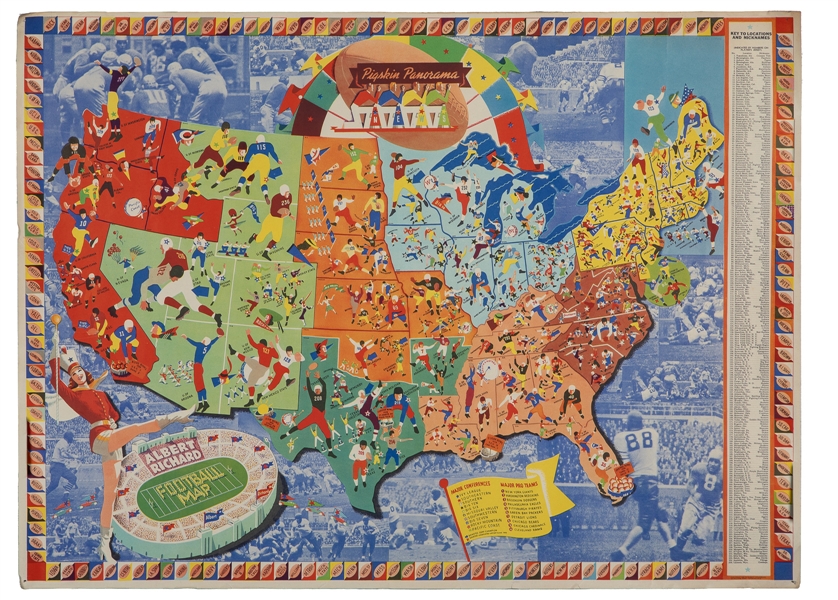  CHEESEMAN, F.E. Pigskin Panorama. 1939. Milwaukee: Albert R...