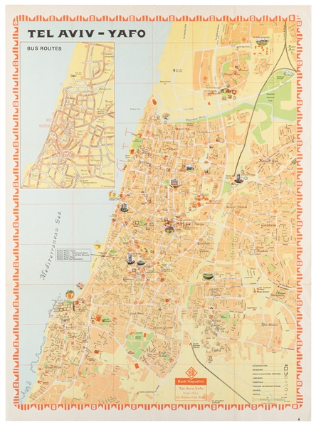  [ISRAEL]. Group of 3 pictorial maps. Including: VERO. Picto...