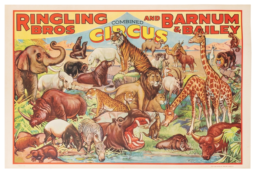  Ringling Bros. and Barnum and Bailey Combined Circus. Erie,...