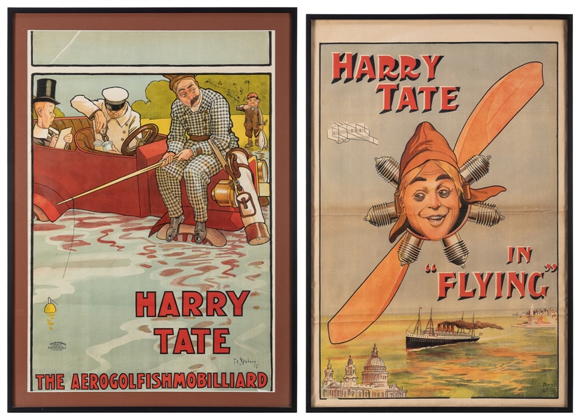  TATE, Harry (1872-1940). Two Harry Tate Comedy Posters. Lon...