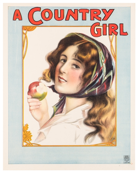  A Country Girl. Netherfield: Stafford & Co., Ltd., ca. 1910...