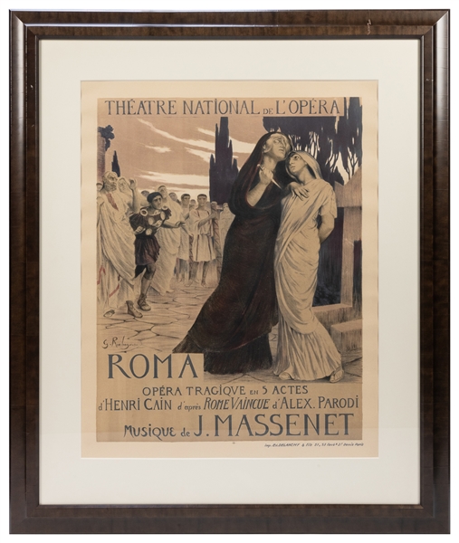  ROCHEGROSSE, Georges (1859-1938). Roma / Theatre National D...