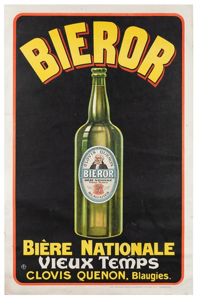  Bieror / Biere Nationale. Frameries: Bourguignon, Godefroid...