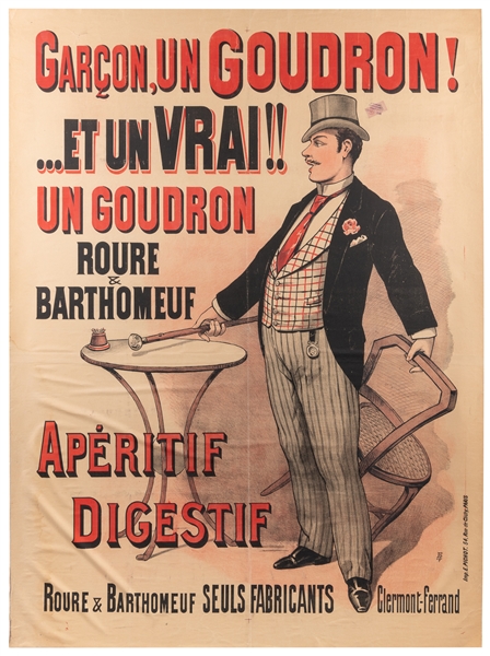  Roure & Barthomeuf / Aperitif Digestif. Paris: Imp. E. Pich...