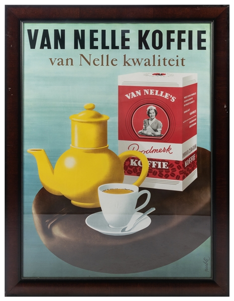  NUBLI. Van Nelle Koffie. Circa 1940s. Dutch poster depicts ...