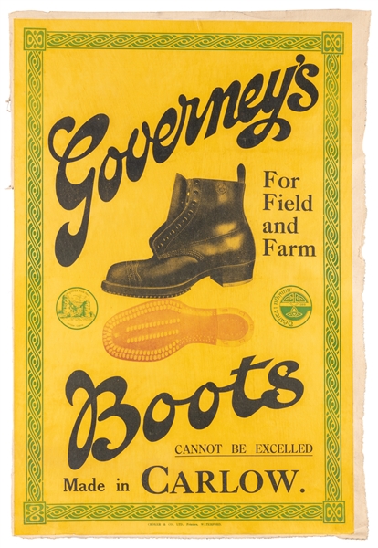  Governey’s Boots / For Field and Farm. Waterford: Croker & ...