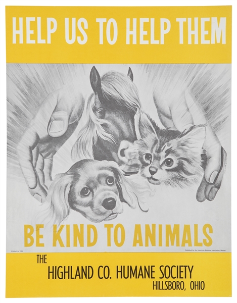  PEARSON. Help Us to Help Them / Be Kind to Animals / The Hi...