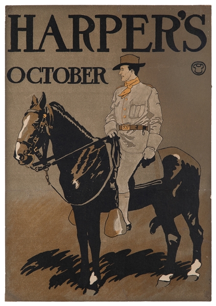  PENFIELD, Edward (1866-1925). Harper’s October. [1898]. New...