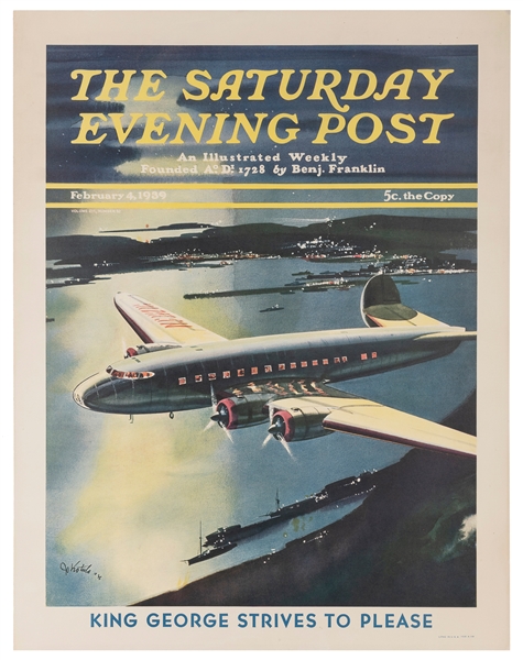  KOTULA, Jo (1910-1988). The Saturday Evening Post. 1939. US...