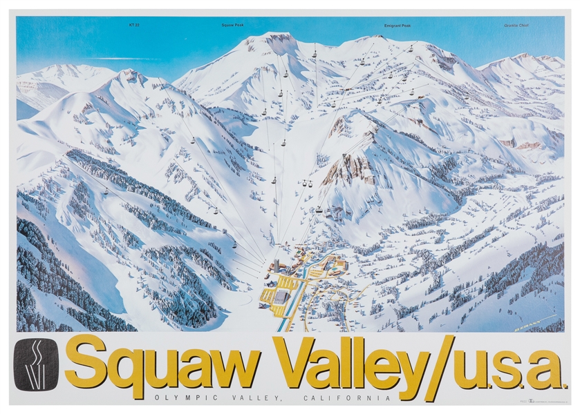  Squaw Valley U.S.A. Colorado Springs: Looart Press, [1950-6...