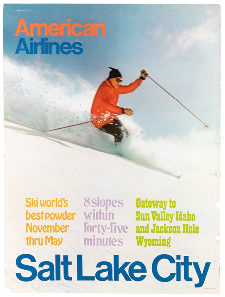  Four Ski Travel Posters. Includes: Ski Missouri. Circa 1970...