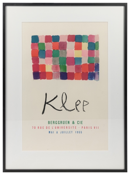  KLEE, Paul (1879-1940). Klee / Berggruen & Cie. 1955. Paris...