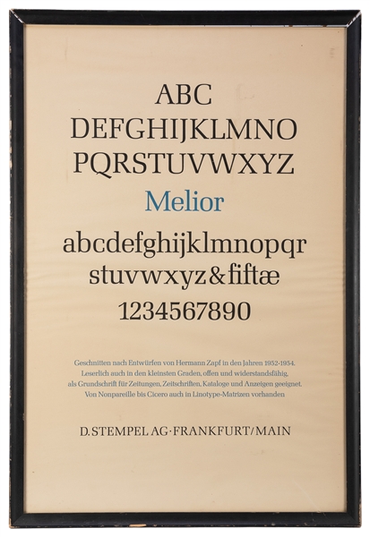  [DESIGN / TYPOGRAPHY]. Group of 7 posters. V.p, 1950s-2010s...