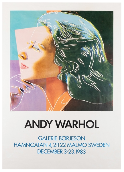  WARHOL, Andy (1928-1987). Galerie Borjeson (“Herself,” from...