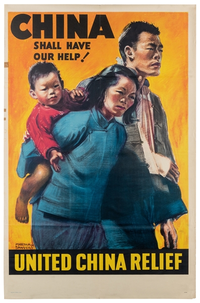  SAWYERS, Martha (1902-1987). China Shall Have Our Help! / U...