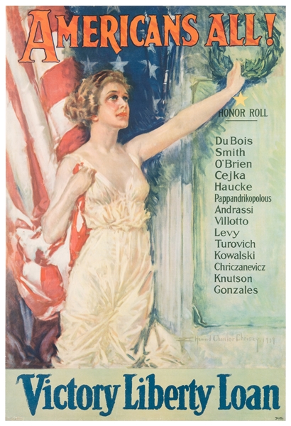  CHRISTY, Howard Chandler (1872-1952). Americans All! / Vict...