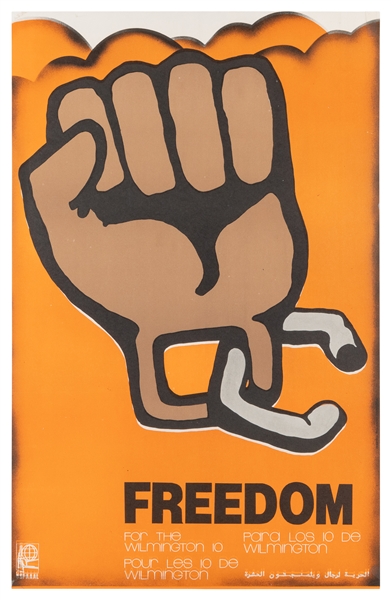  Freedom for the Wilmington 10. [Circa 1970s]. Sponsored by ...