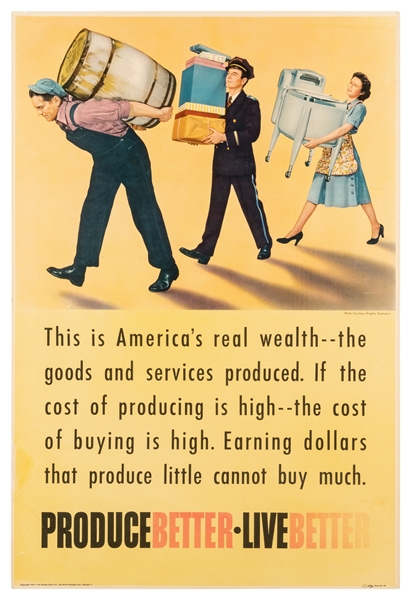  Produce Better / Live Better. 1949. Chicago: The Sheldon-Cl...