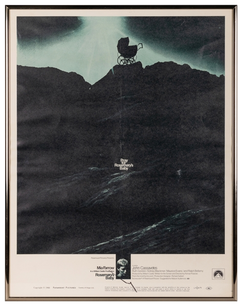  Rosemary’s Baby. Paramount, 1968. Window card. Designed by ...