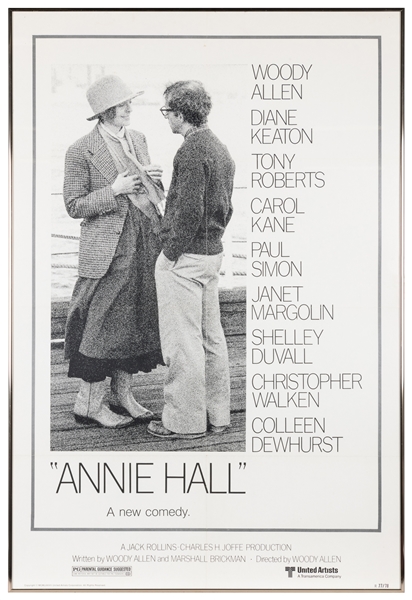  [COMEDIES]. Group of 3 posters. Includes Annie Hall (1977),...