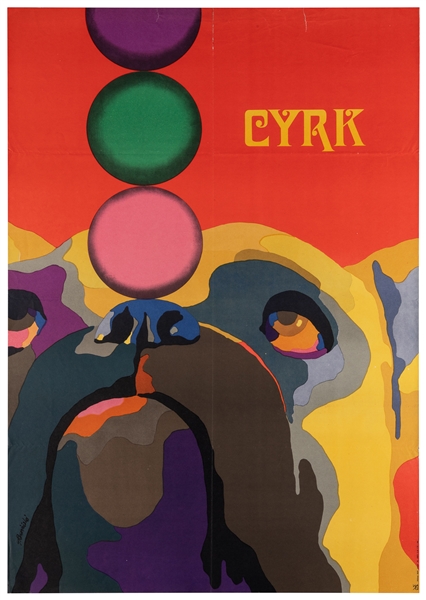  [CYRK] Three Circus Posters. Warsaw: KAW. Includes: URBANIE...