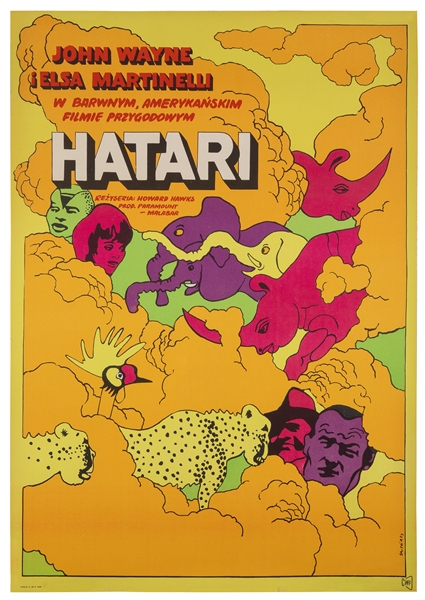  SWIERZY, Waldemar (1931-2013). Hatari! Poland: [1968]. Colo...