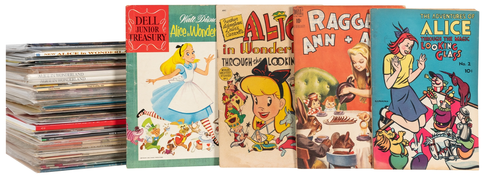  [COMICS]. A group of 80 Alice related comics, including par...