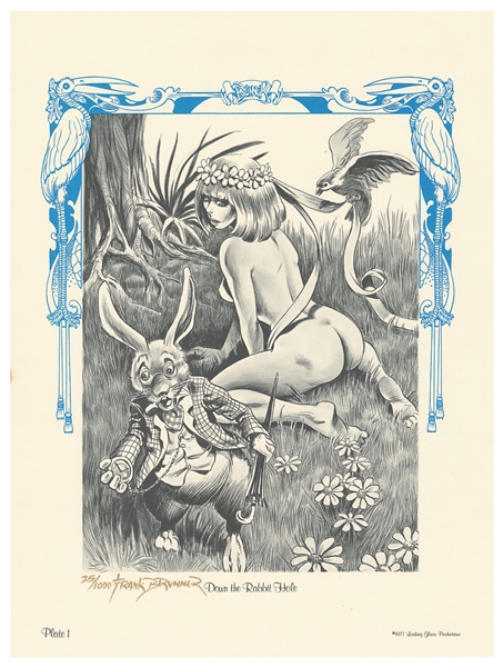  [EROTICA]. BRUNNER, Frank (b. 1949). Alice in Wonderland. G...