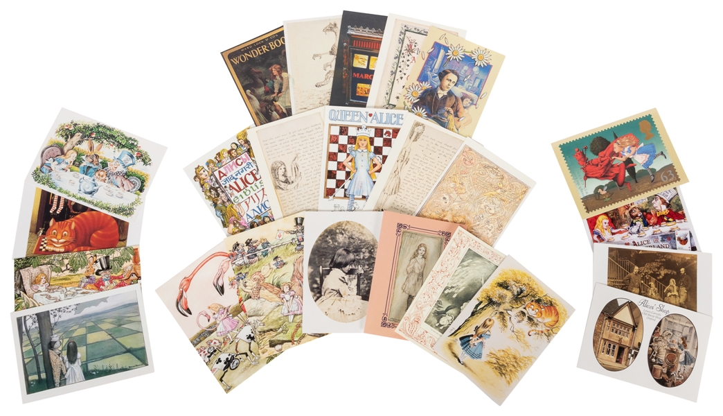  [POSTCARDS]. A collection of nearly 150 Alice postcards. <p...