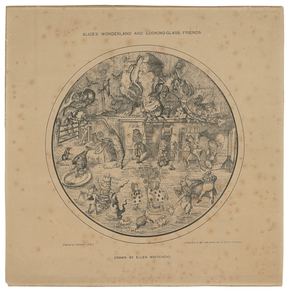  [WHITEHEAD, Ellen, artist]. -- DODGSON, Charles Lutwidge (“...