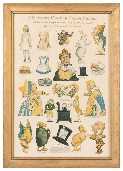  A group of five Alice in Wonderland prints, including: <p>f...