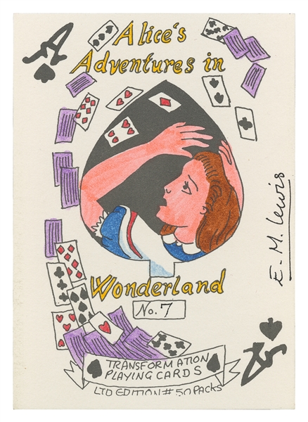  [CARDS]. LEWIS, Elaine. Alice’s Adventures in Wonderland tr...