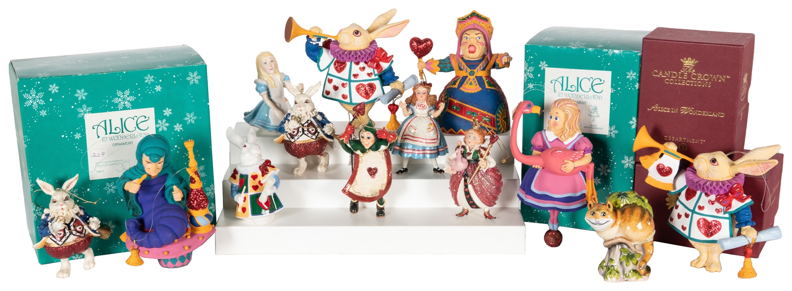  [CHRISTMAS ORNAMENTS]. DEPARTMENT 56. A group of twelve orn...