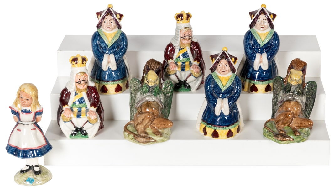  [FIGURINES]. A group of eight Beswick porcelain figurines f...