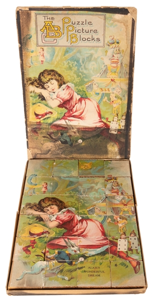  [PUZZLES]. The ABC Picture Puzzle Blocks. Alice’s Wonderful...